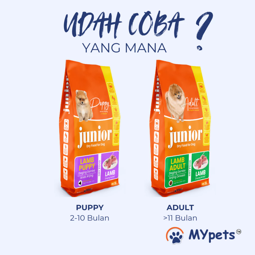 JUNIOR DOG PUPPY DRY FOOD 1.5 KG