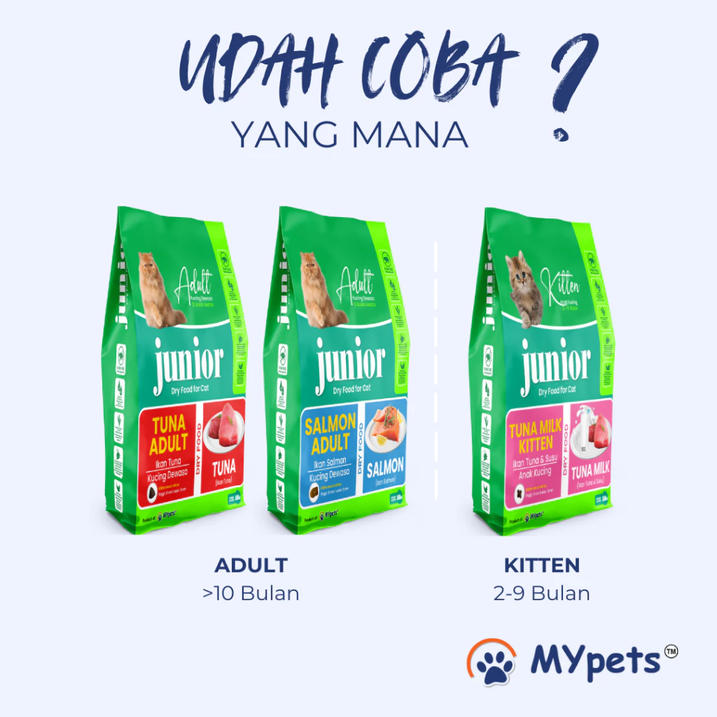 JUNIOR CAT ADULT DRY FOOD 500 GRAM