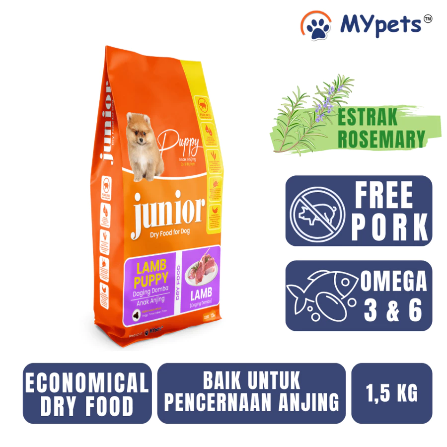 Junior dog | dry food | makanan kering 1.5 kg