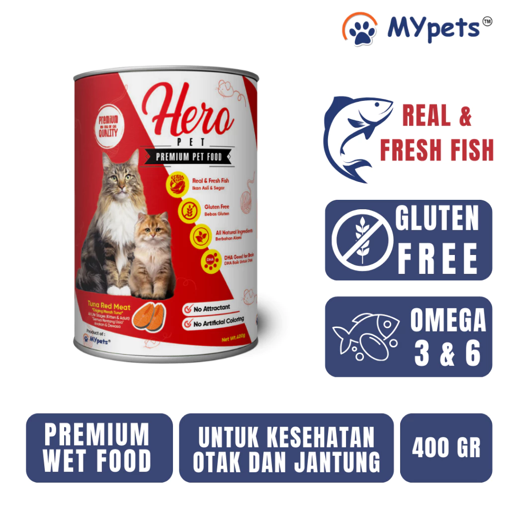 Hero Pet Premium Food (makanan basah kucing)