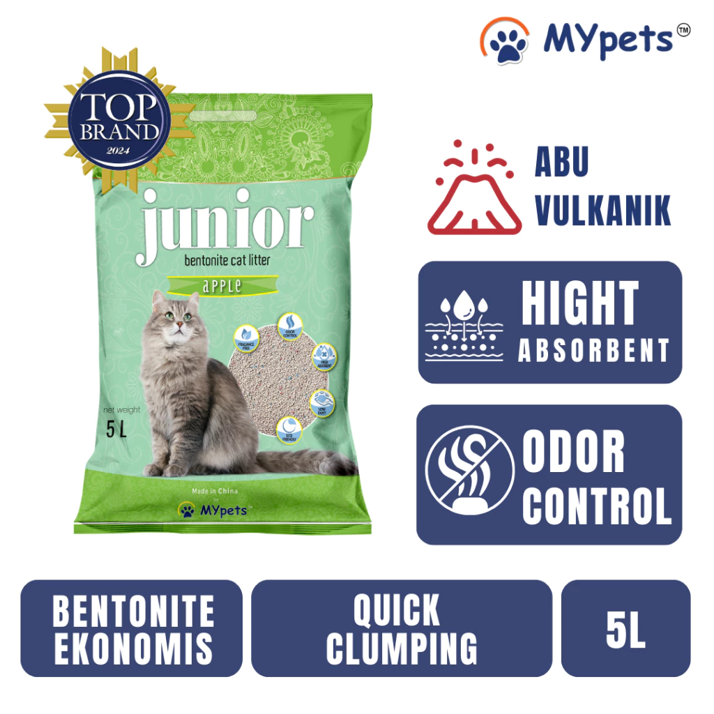 Junior Cat Sand 5 Liter Pasir Kucing Murah dan Berkuliatas (MDN)